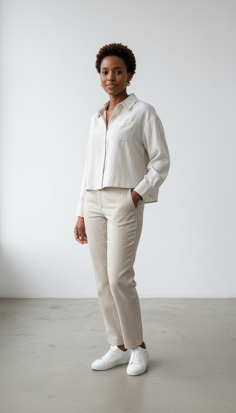 Koa Cropped Sleeved shirt