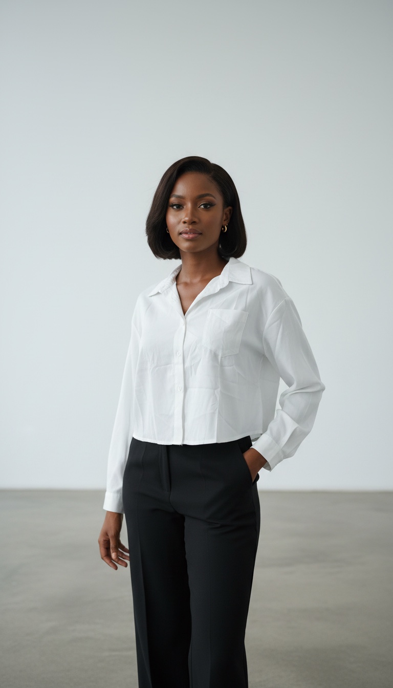 Koa Cropped Sleeved shirt
