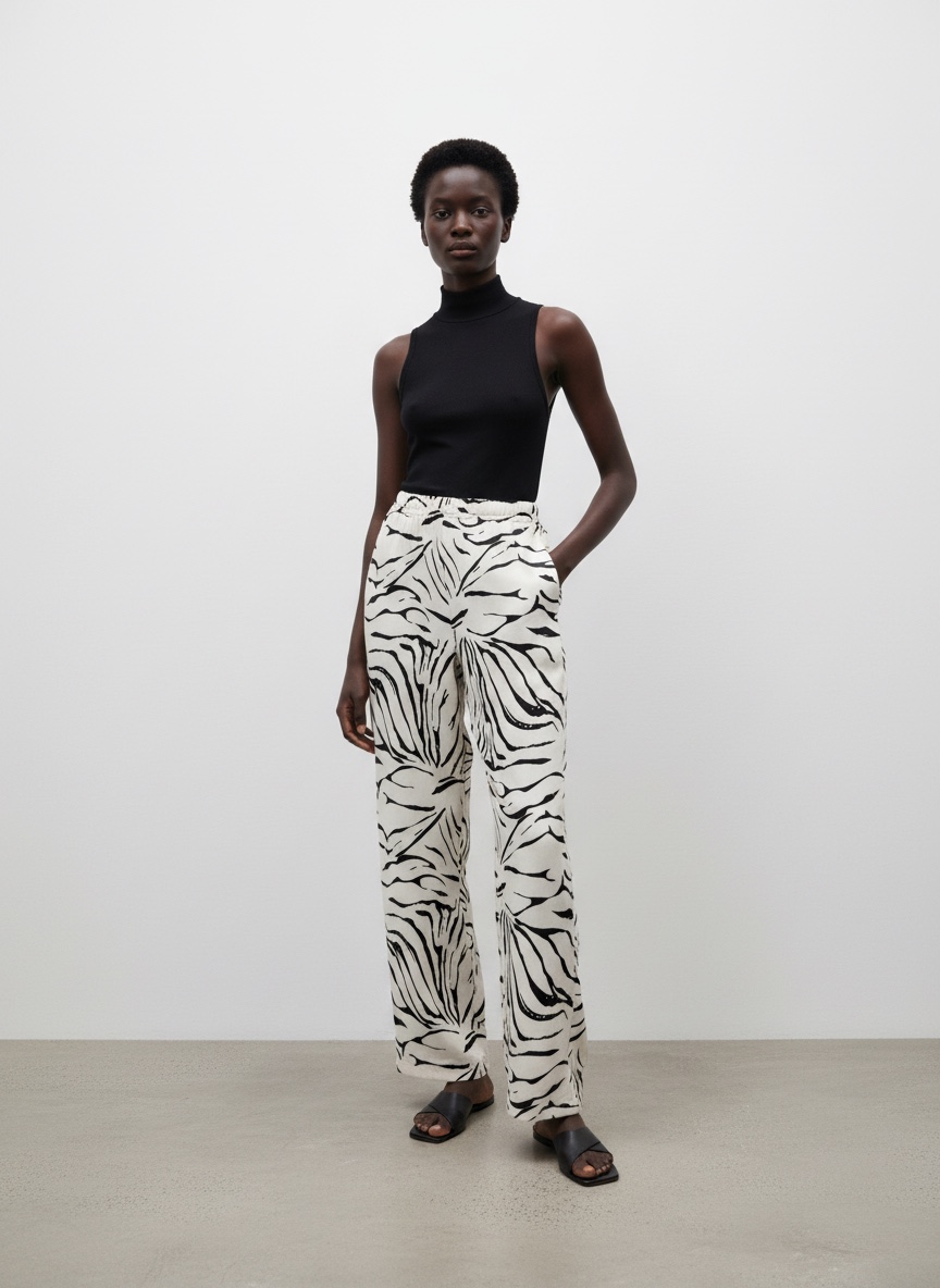 Sobe High Waist Print Pants