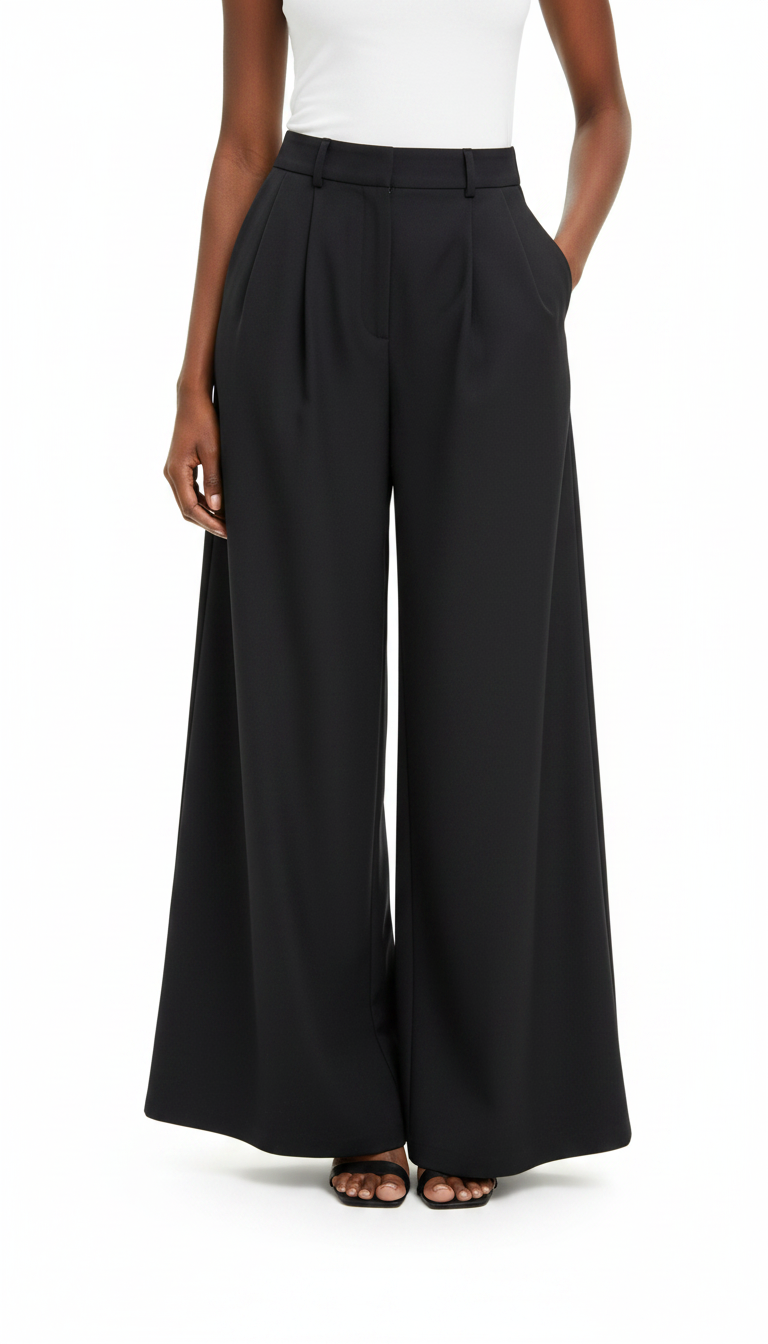 Moriah Wide leg Pants - Model view
