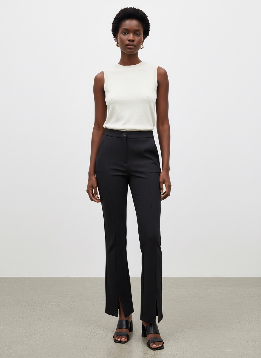 Atarah Slit Tailored Pants