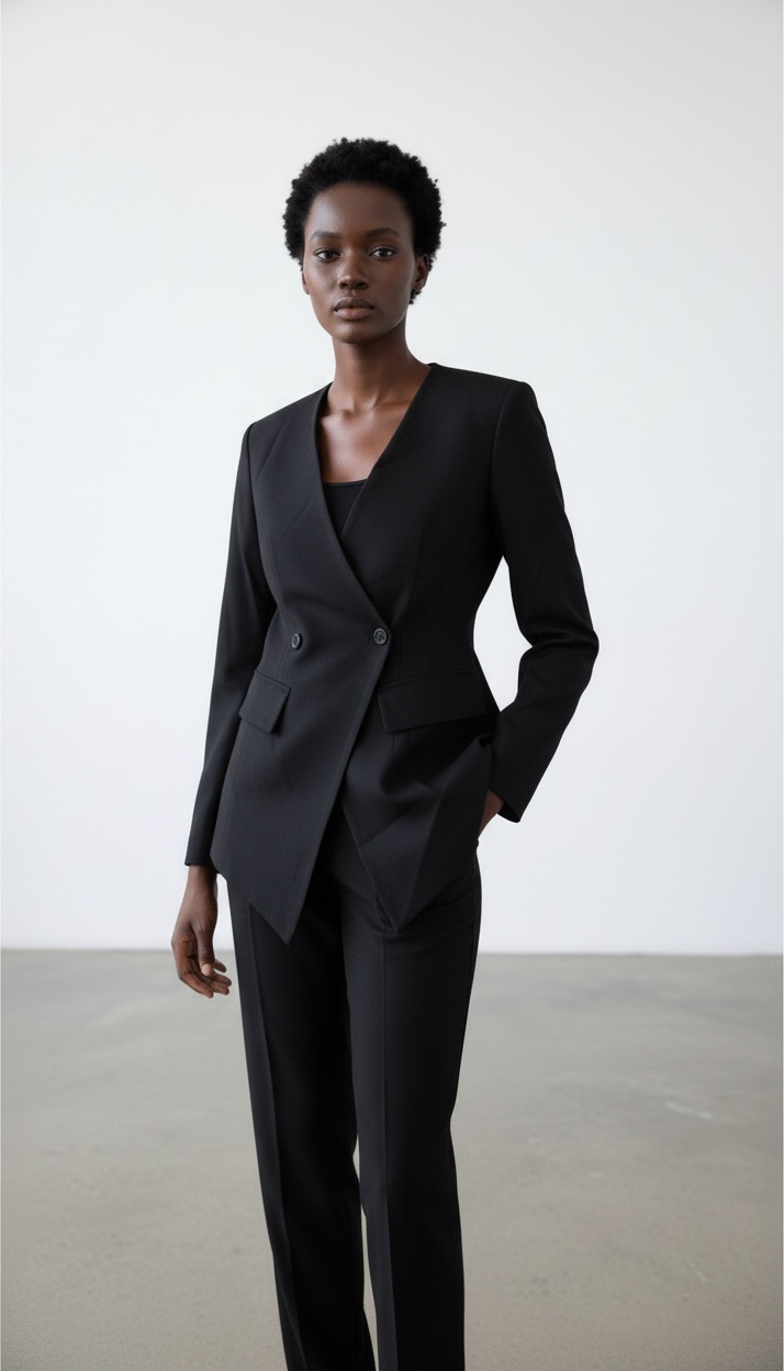 Akayda Structured Blazer - Model view