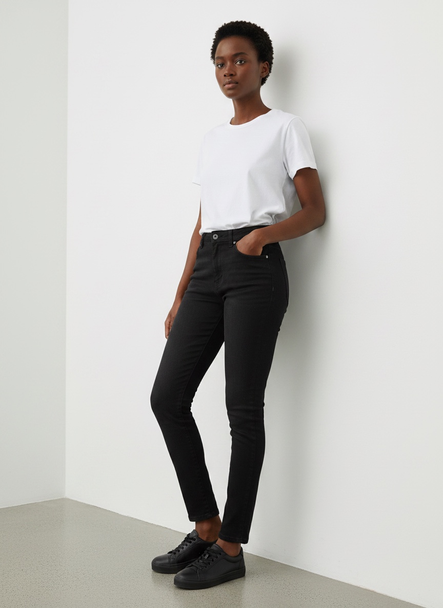 Molton Black Skinny Jeans