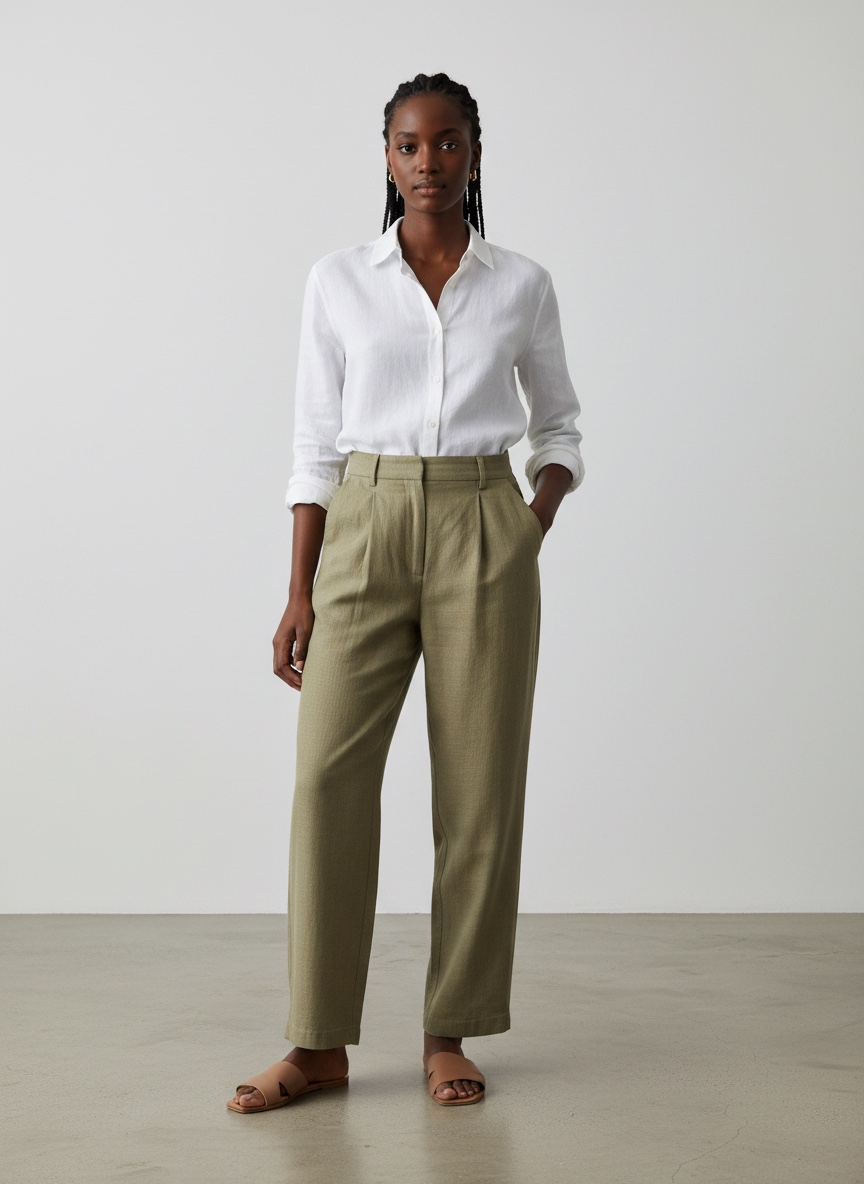 Ello Drift Linen Trousers